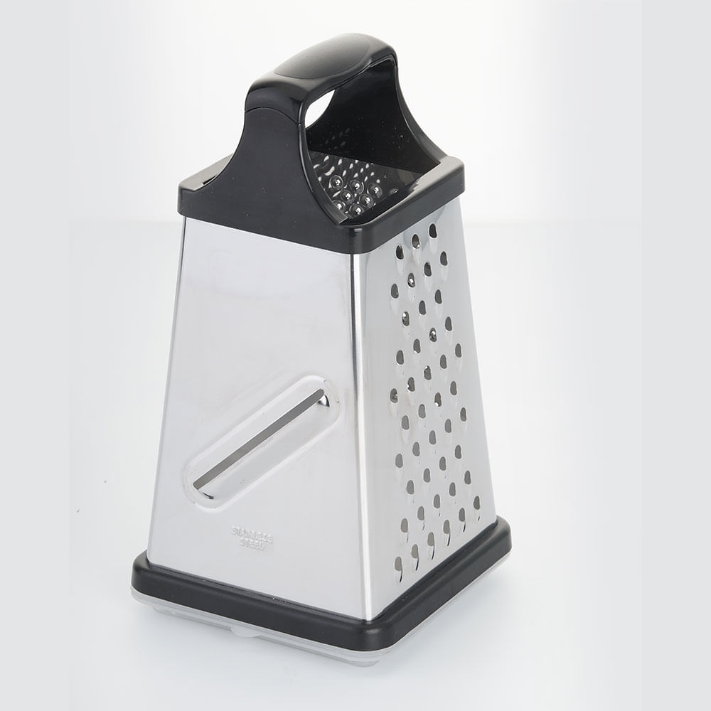 Rallador en acero inoxidable de 25 cm con recipiente