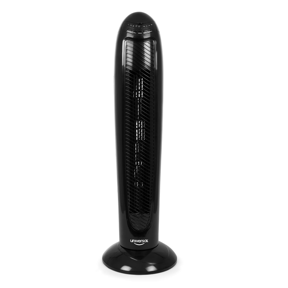 Ventilador de torre Universal con control remoto 3 velocidades negro 32.3 pulgadas