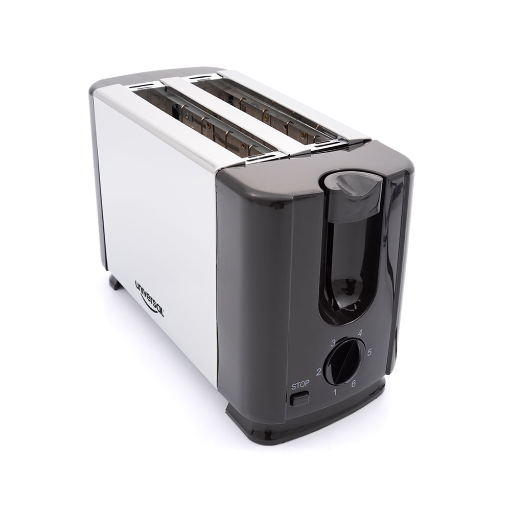 Tostadora de pan eléctrica Universal con 2 ranuras