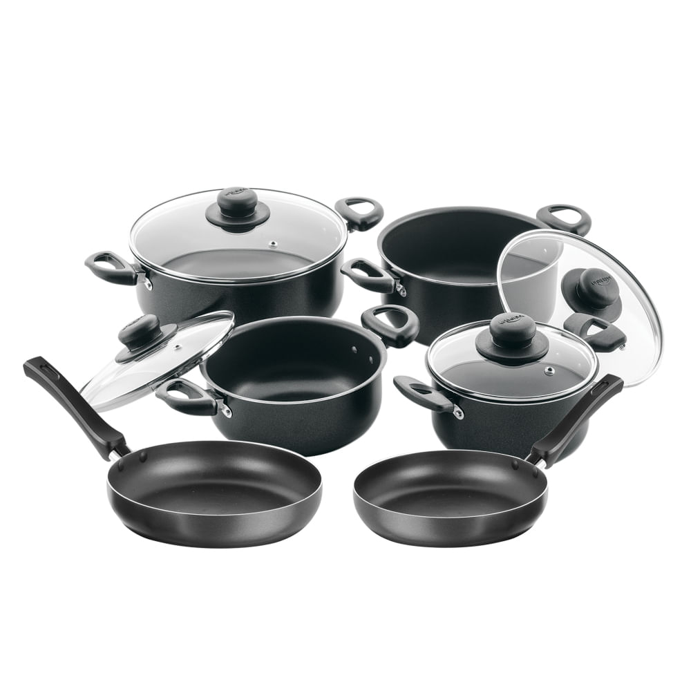 COMBO INFALTABLE: BATERIA ALIADA DE 8 PZ + SET X 2 DE SARTEN DE 18 Y 20 CM