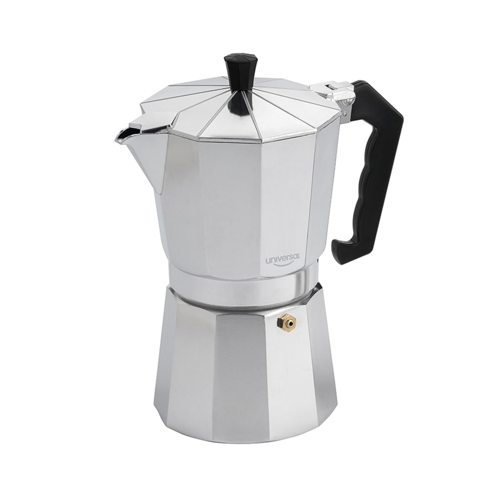 Cafetera Moka Italiana de 6 tazas marca Universal