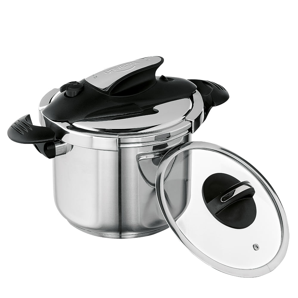 Olla a Presión Abre Fácil 4L de Acero Inoxidable