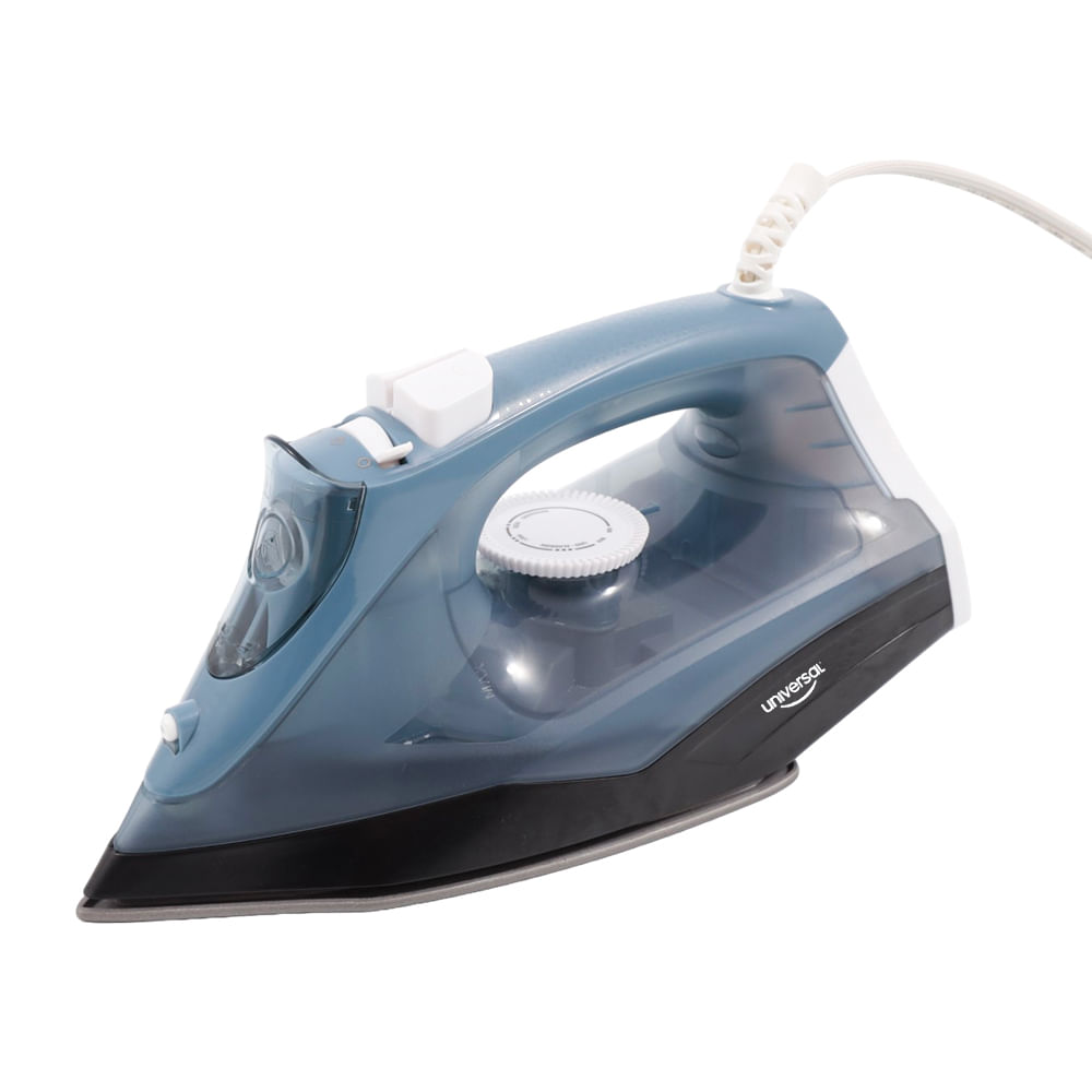 Plancha a vapor y seca, 5 funciones y suela con antiadherente para un mejor deslizamiento.