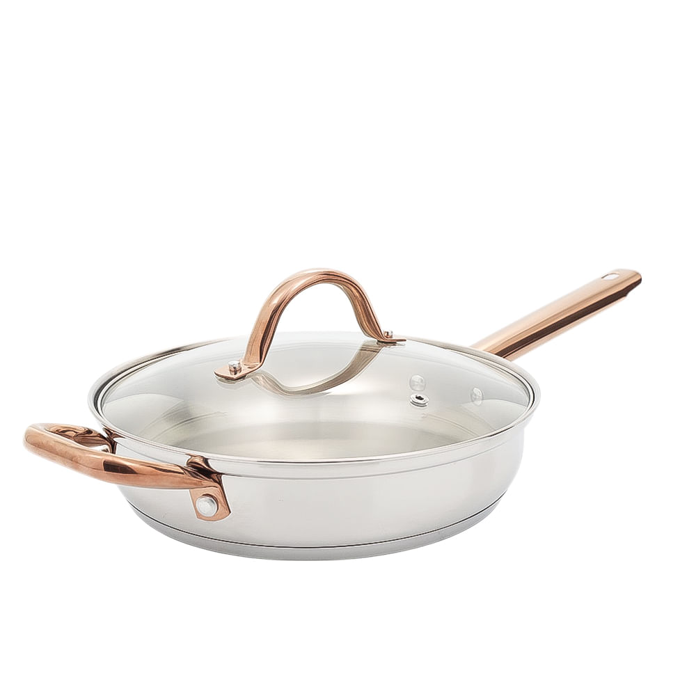 Sartén Zafiro 24 cm + tapa de vidrio