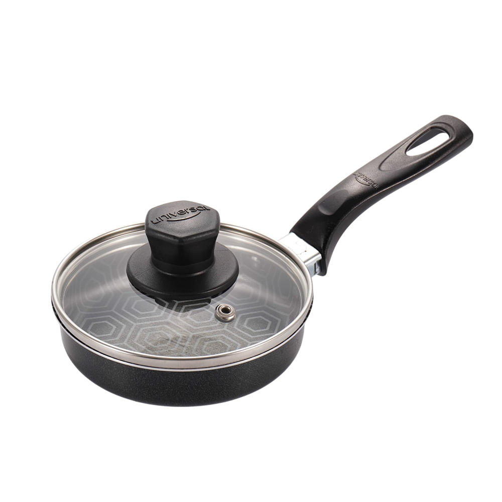 Cacerola 6 Ultra de mango 12 cm + tapa de vidrio