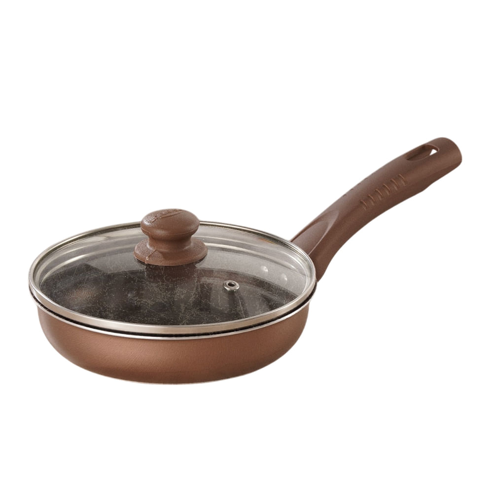 Cacerola Ambar de mango 16 cm + tapa de vidrio