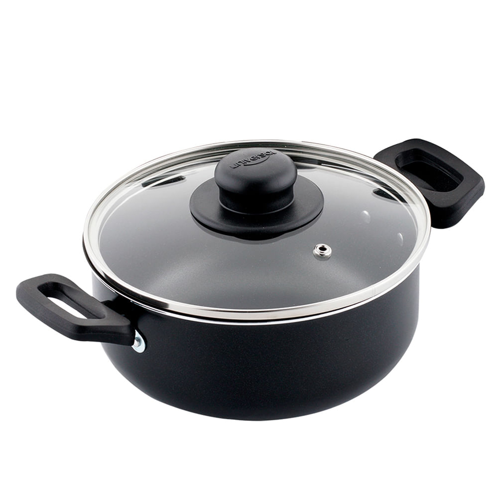 Olla aliada con tapa de vidrio