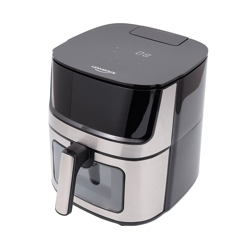 Freidora de aire Inox UNIVERSAL con función spray: agrega vapor a tus alimentos para que estén jugosos por dentro, crocantes por fuera