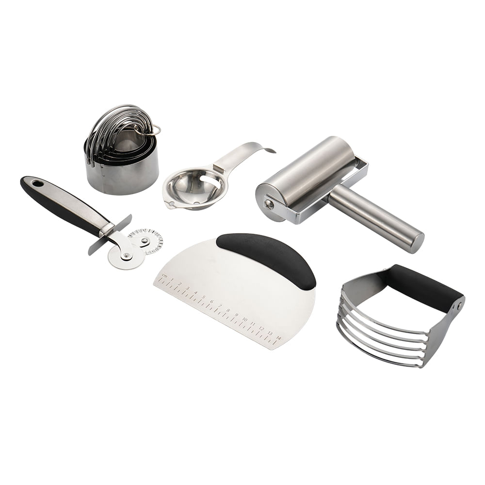 SET DE CORTADORES DE GALLETAS INOX RPO MULTIFUNCIONAL PARA REPOSTERÍA Y PANADERÍA