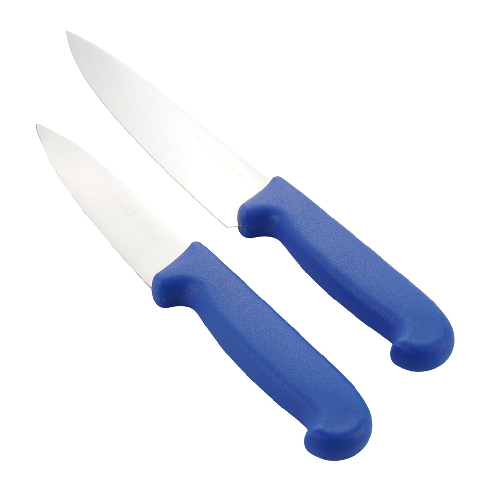 SETX2 CUCHILLOS PRO AZUL 6" Y 8"