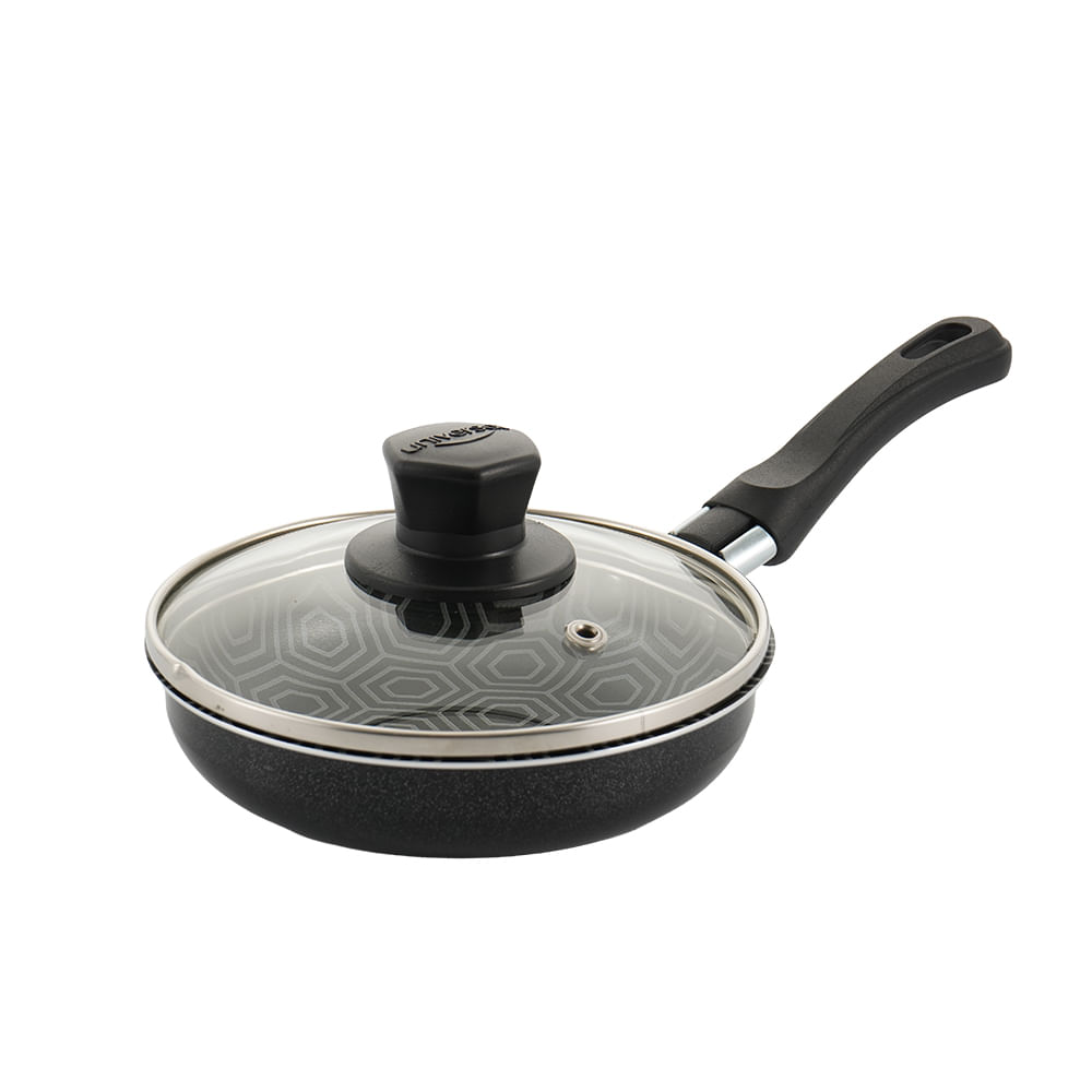 CACEROLA 6 ULTRA 14 CM CON MANGO MAS TAPA DE VIDRIO