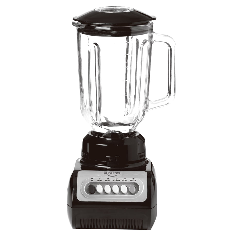 Licuadora Con Vaso de Vidrio 1.5 Litros 4 Velocidades + pulso Universal