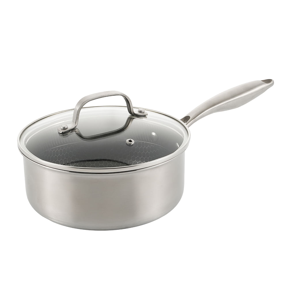 Perol híbrido 24 cm + tapa de vidrio