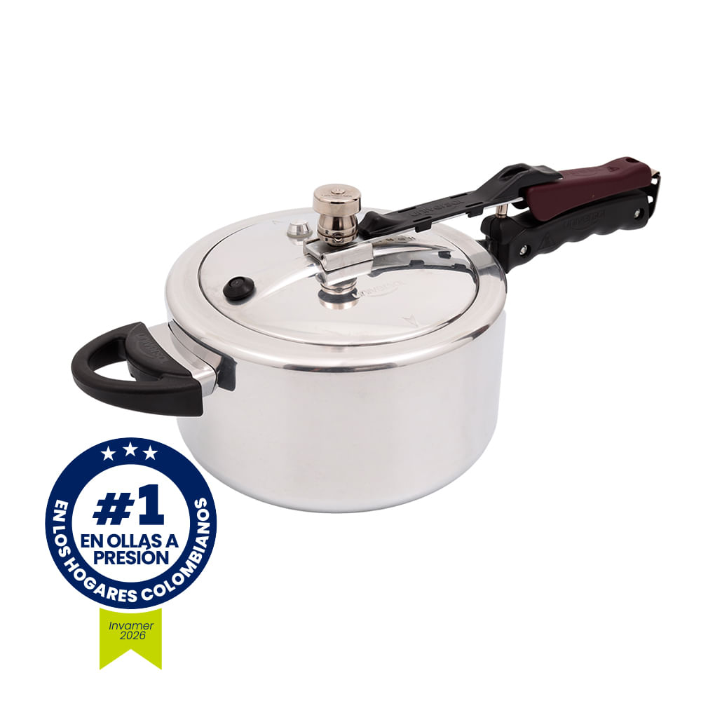 Olla a presión LPC 4 Litros Universal con Aluminio de Alta Calidad