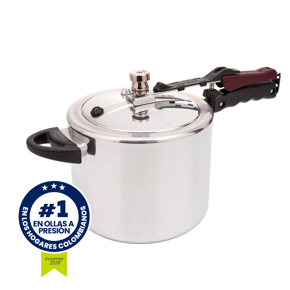 Olla a presión LPC 6 Litros Universal con Aluminio de Alta Calidad