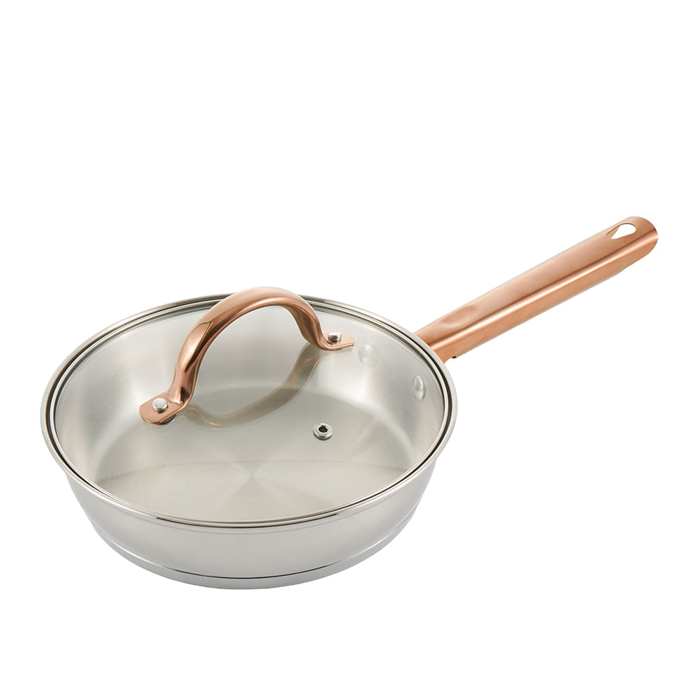 Sartén Zafiro 20 cm + tapa de vidrio